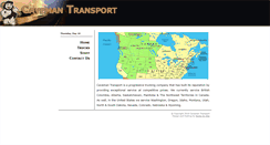 Desktop Screenshot of cavemantransport.com
